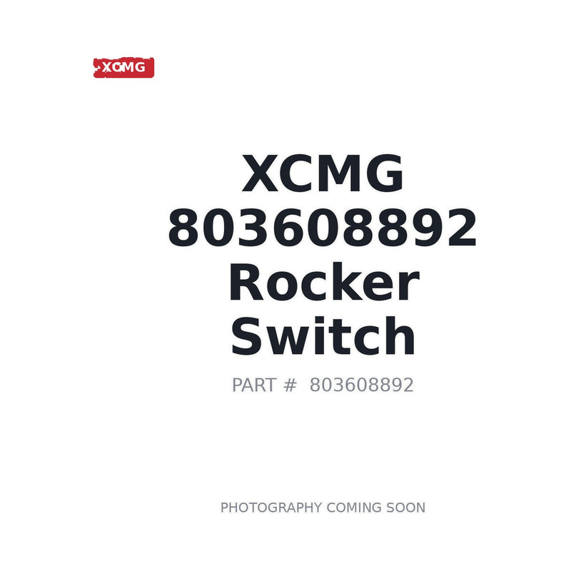 803608892 XCMG Rocker Switch