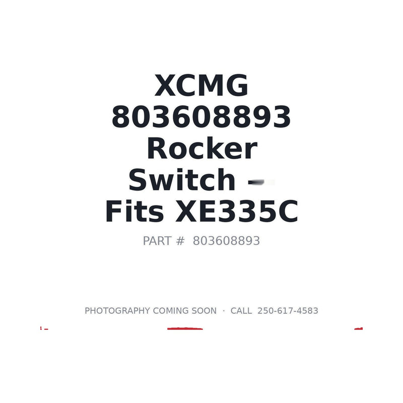 XCMG 803608893 electrical switch for XE335C excavator