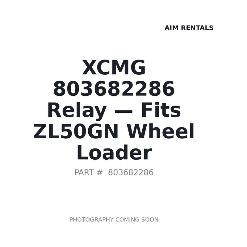 803682286 XCMG Electrical Relays