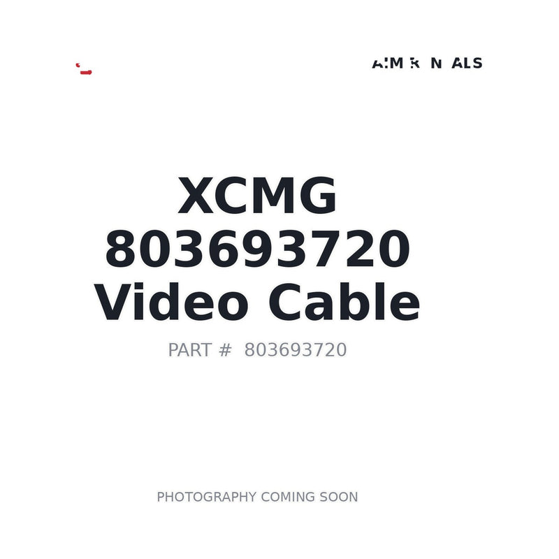 XCMG 803693720 Video Cable for GR2605 GR3005 Motor Grader