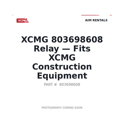 803698608 XCMG Electrical Relays