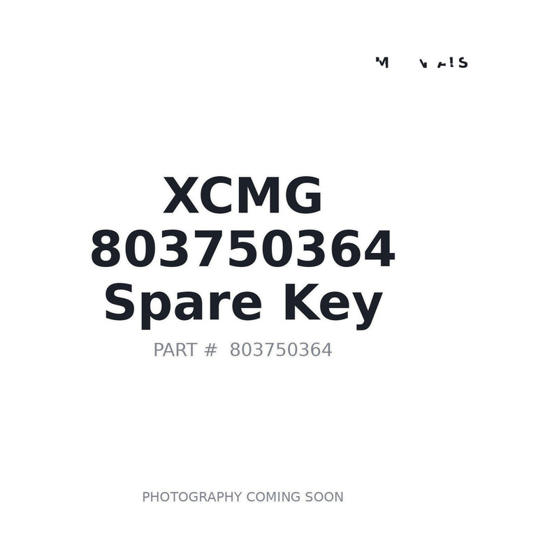 XCMG 803750364 Ignition Key for XCMG Heavy Equipment