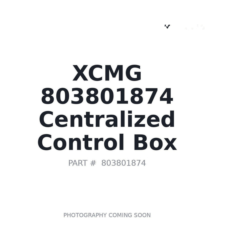 XCMG 803801874 electrical control box for XE135 excavator