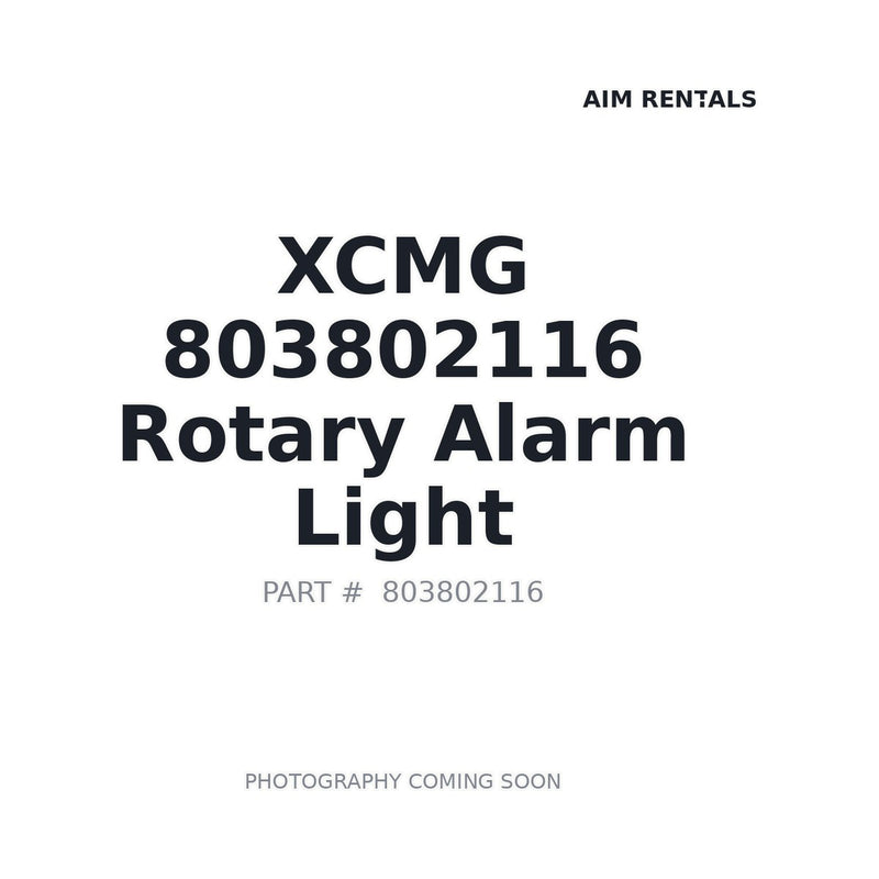 XCMG 803802116 Rotary Alarm Beacon Light for LW800 Wheel Loader XE80 Excavator