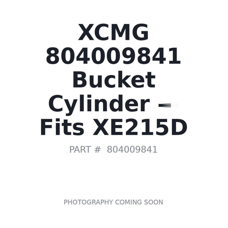 Genuine XCMG 804009841 Bucket Cylinder XE215D XE27U Excavator