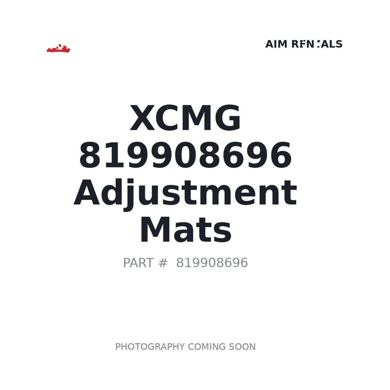 Genuine XCMG 819908696 Adjustment Mat Shim XCMG XE215C Excavator