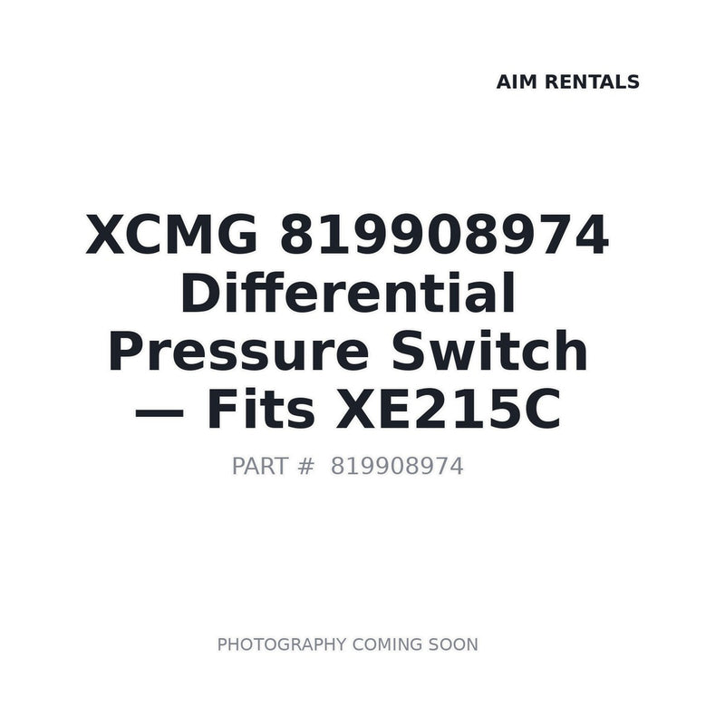 819908974 sensor XCMG XE215C excavator replacement