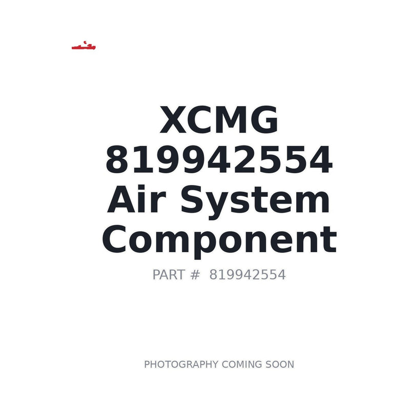 XCMG 819942554 Air System Component for XE135D-G Excavator