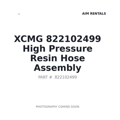 822102499 XCMG Hose