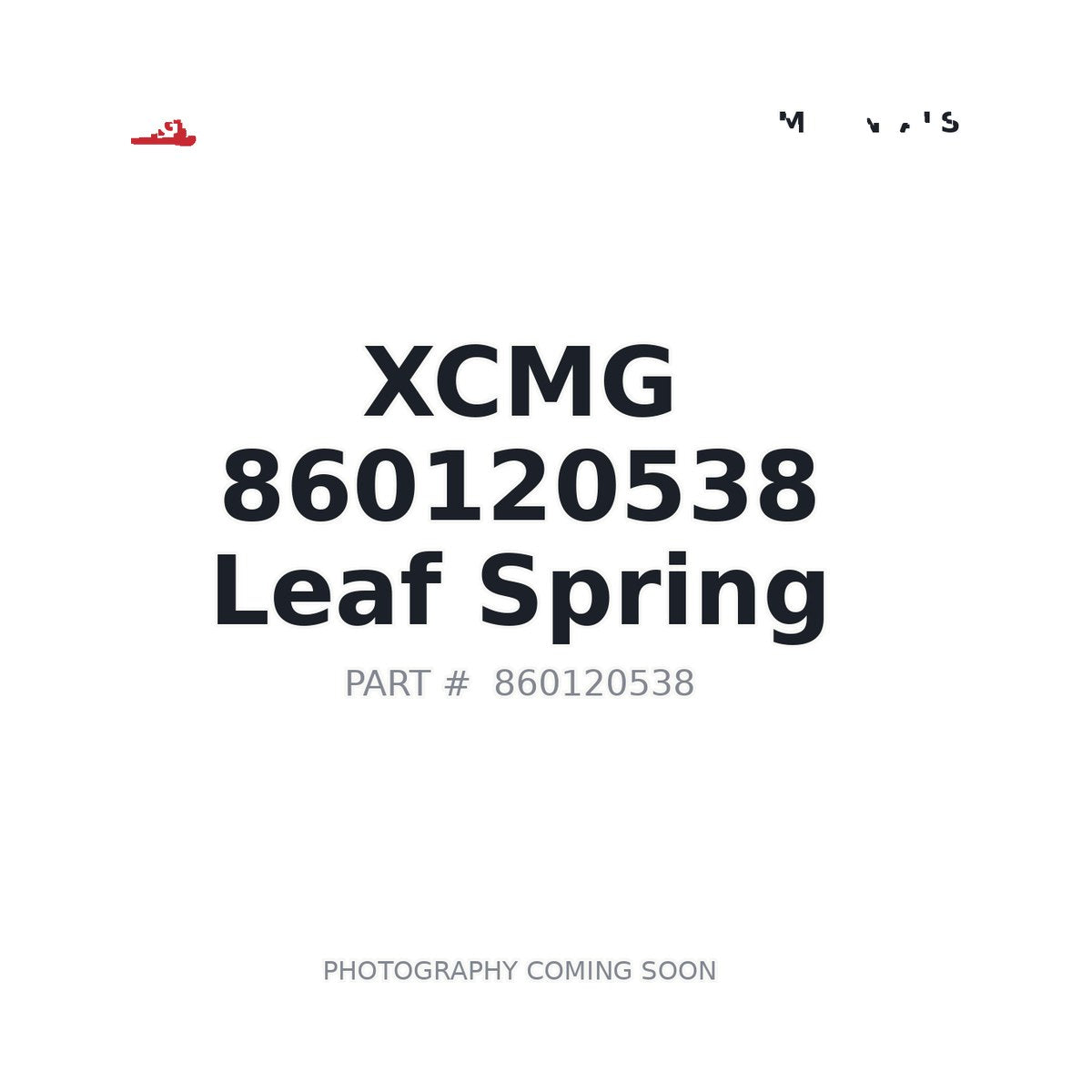860120538 XCMG Leaf Spring