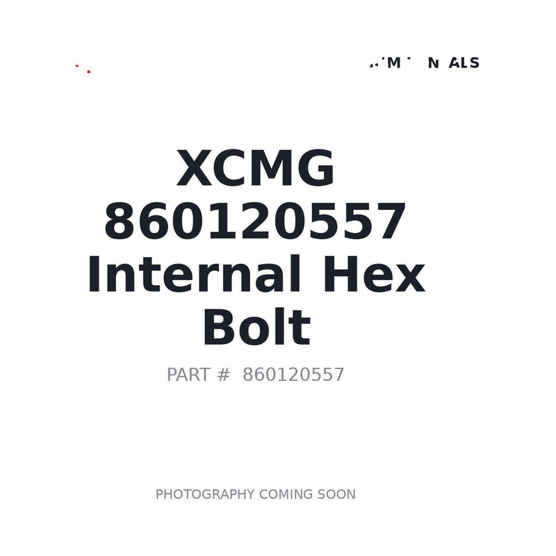 XCMG 860120557 bolt for XE215C XE235C excavator