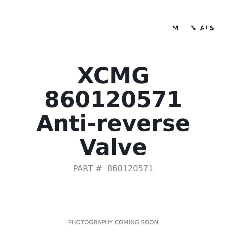 XCMG 860120571 Anti-Reverse Valve for XE215C XE210 Swing Motor