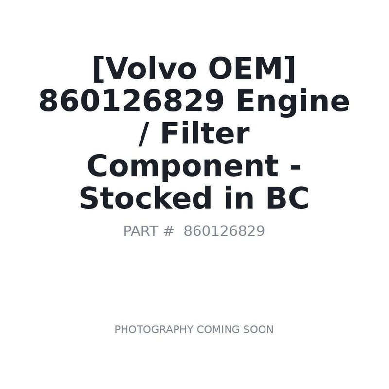 860126829 Volvo Engine