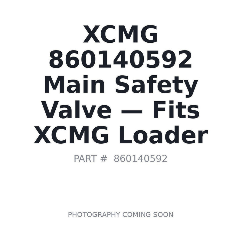 XCMG 860140592 Hydraulic Valve OEM part for XCMG wheel loader