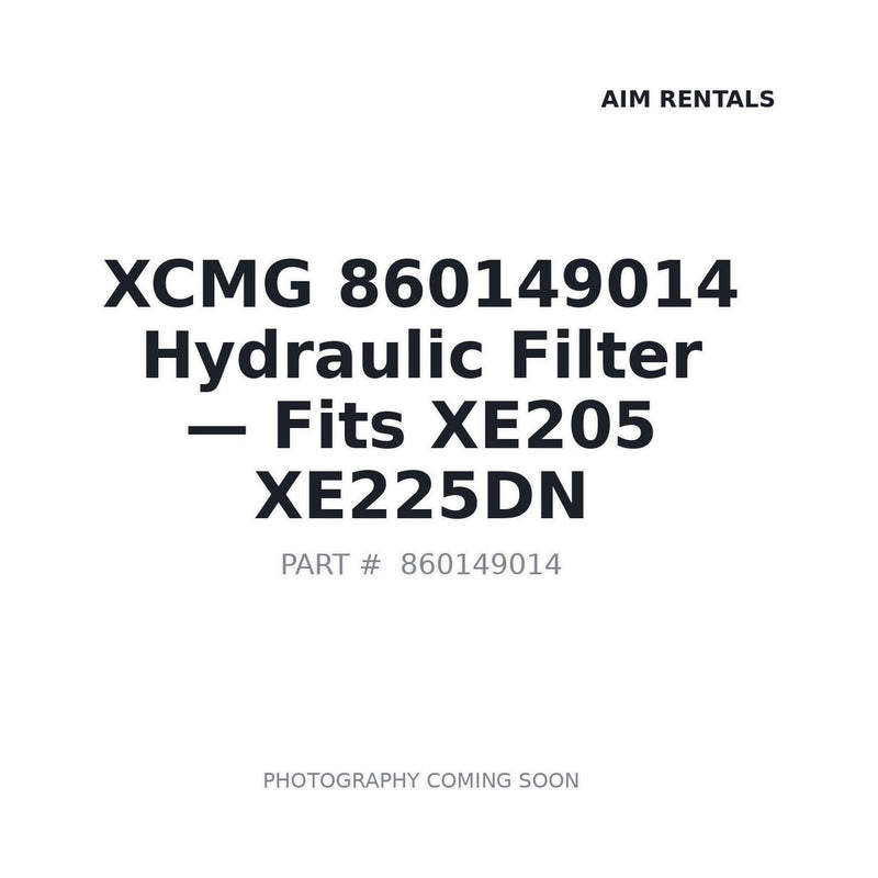 860149014 XCMG Filters