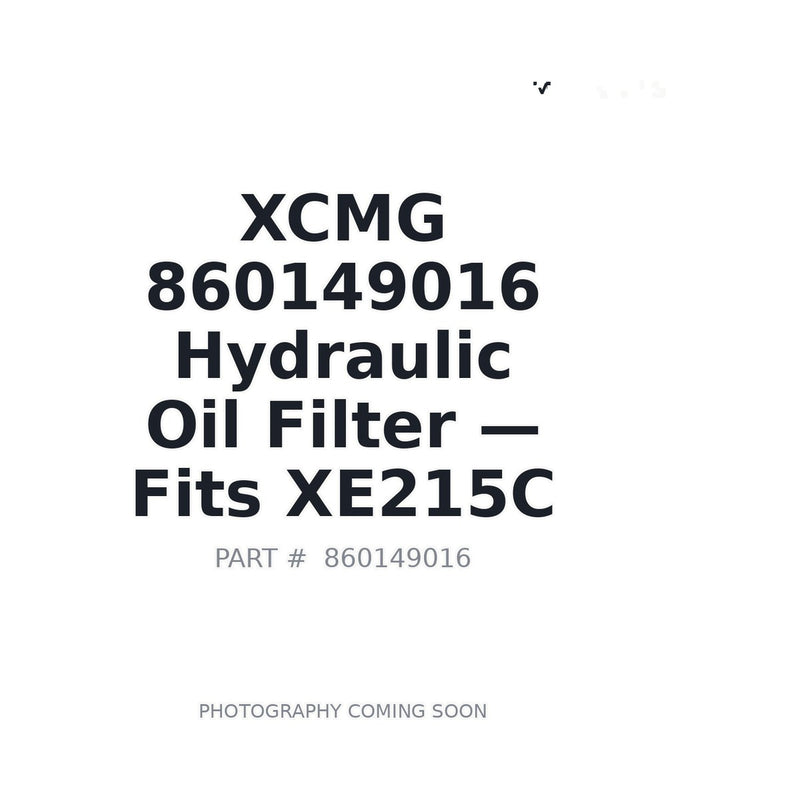 860149016 XCMG Filters