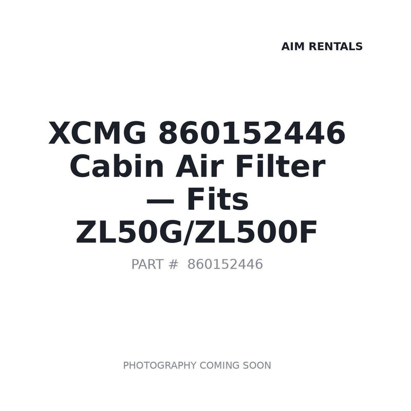 860152446 XCMG Filters