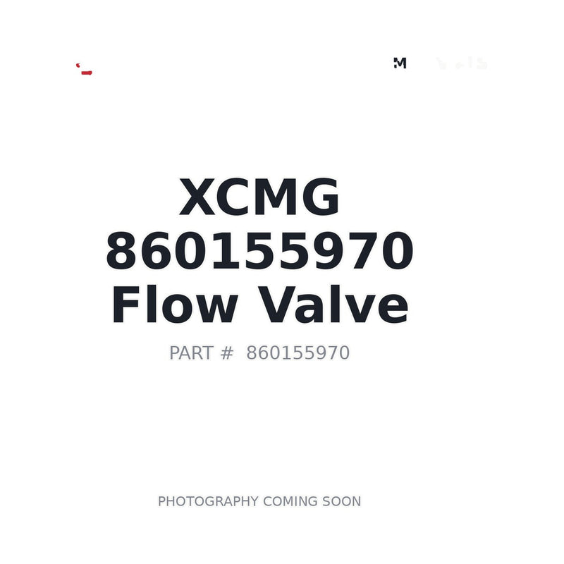 860155970 XCMG Flow Valve