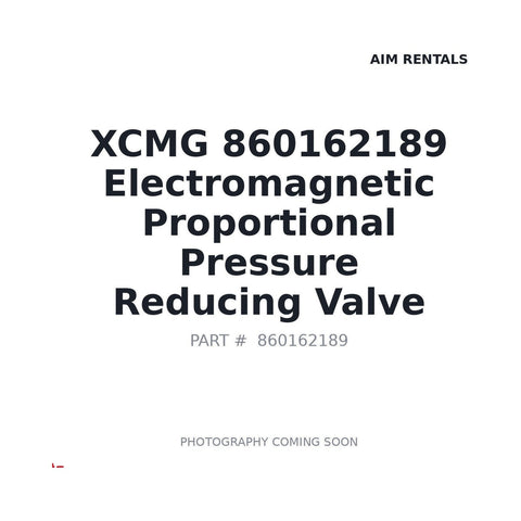 860162189 XCMG Solenoid Valve
