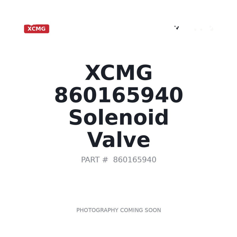860165940 solenoid valve XCMG XE1250 XE2000 mining excavator hydraulic