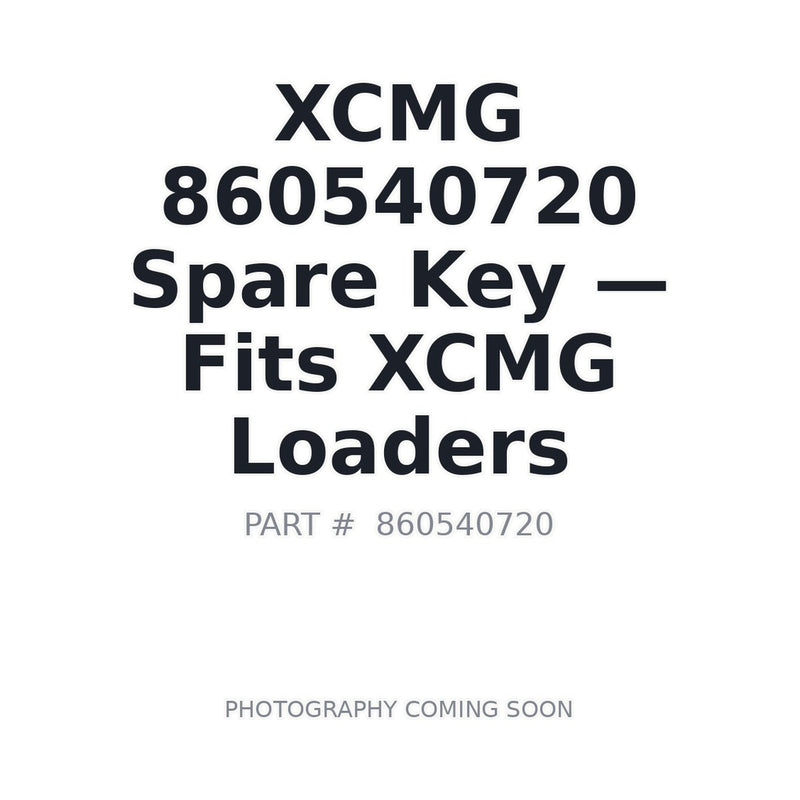 860540720 XCMG Keys