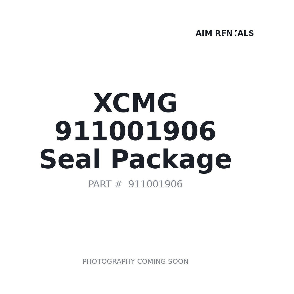 911001906 XCMG Seal Kit