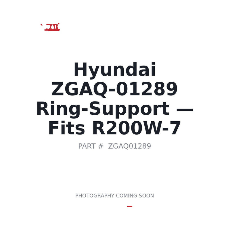 Hyundai ZGAQ-01289 axle component for R200W-7 wheel excavator