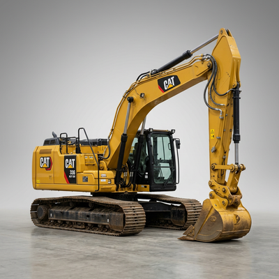 Caterpillar heavy equipment with metric hydraulic lines Parts