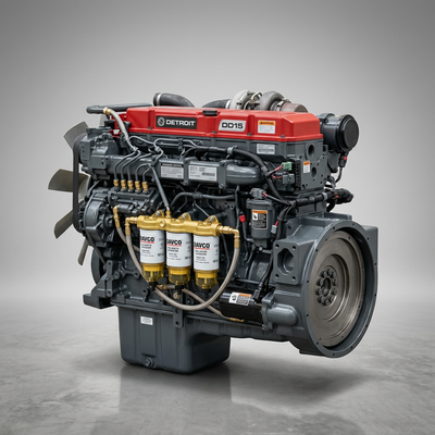Detroit Diesel engines equipped with Davco fuel filters Parts