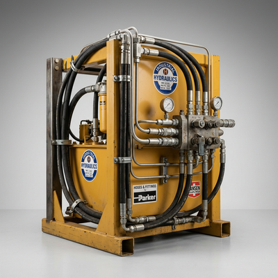 Industrial machinery hydraulic lines Parts
