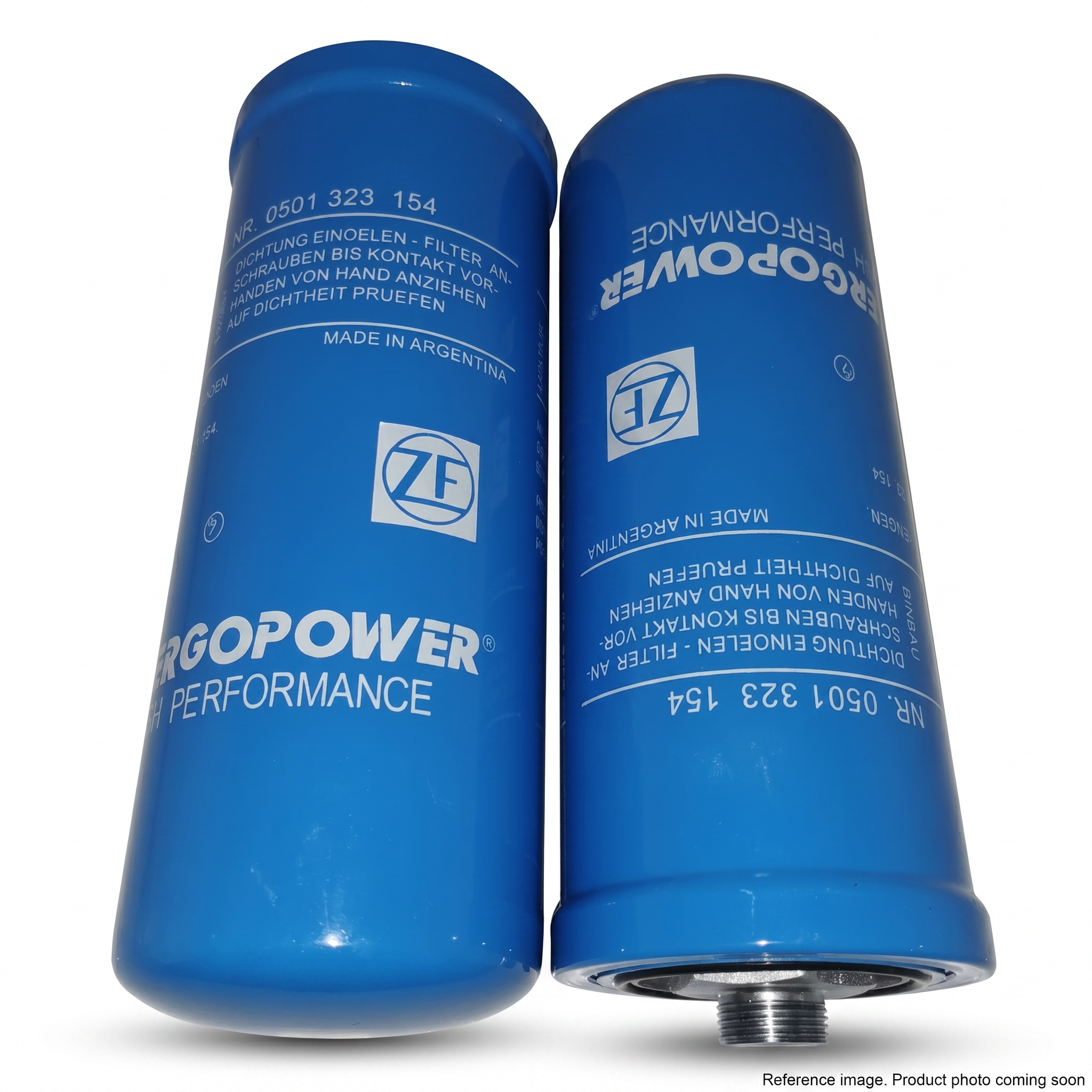 ZF 050130033764 Hydraulic Filter three-quarter angle product photo | stocked in BC, ships Canada-wide