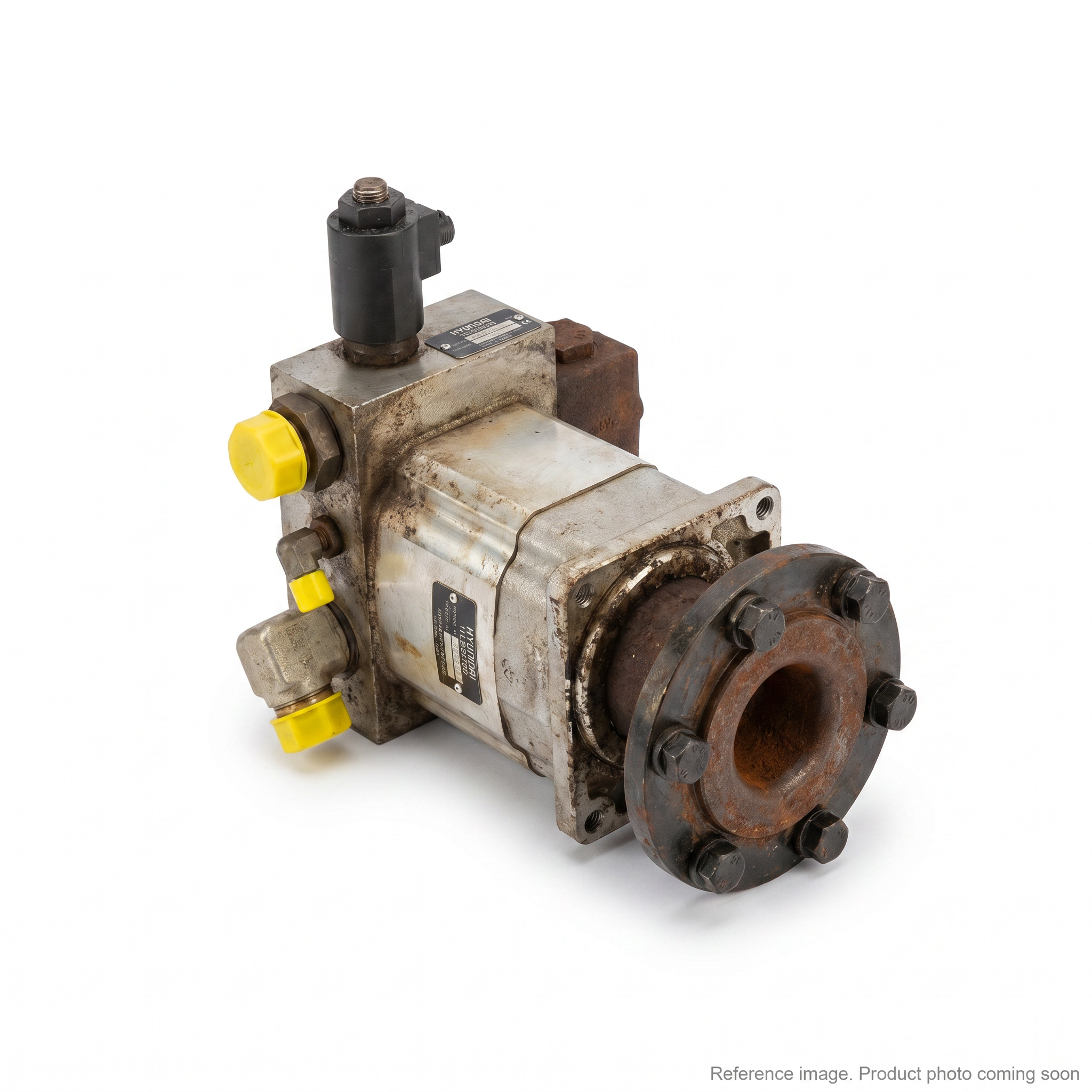 Hyundai 11LD30700 Hydraulic Motors three-quarter angle product photo | stocked in BC, ships Canada-wide