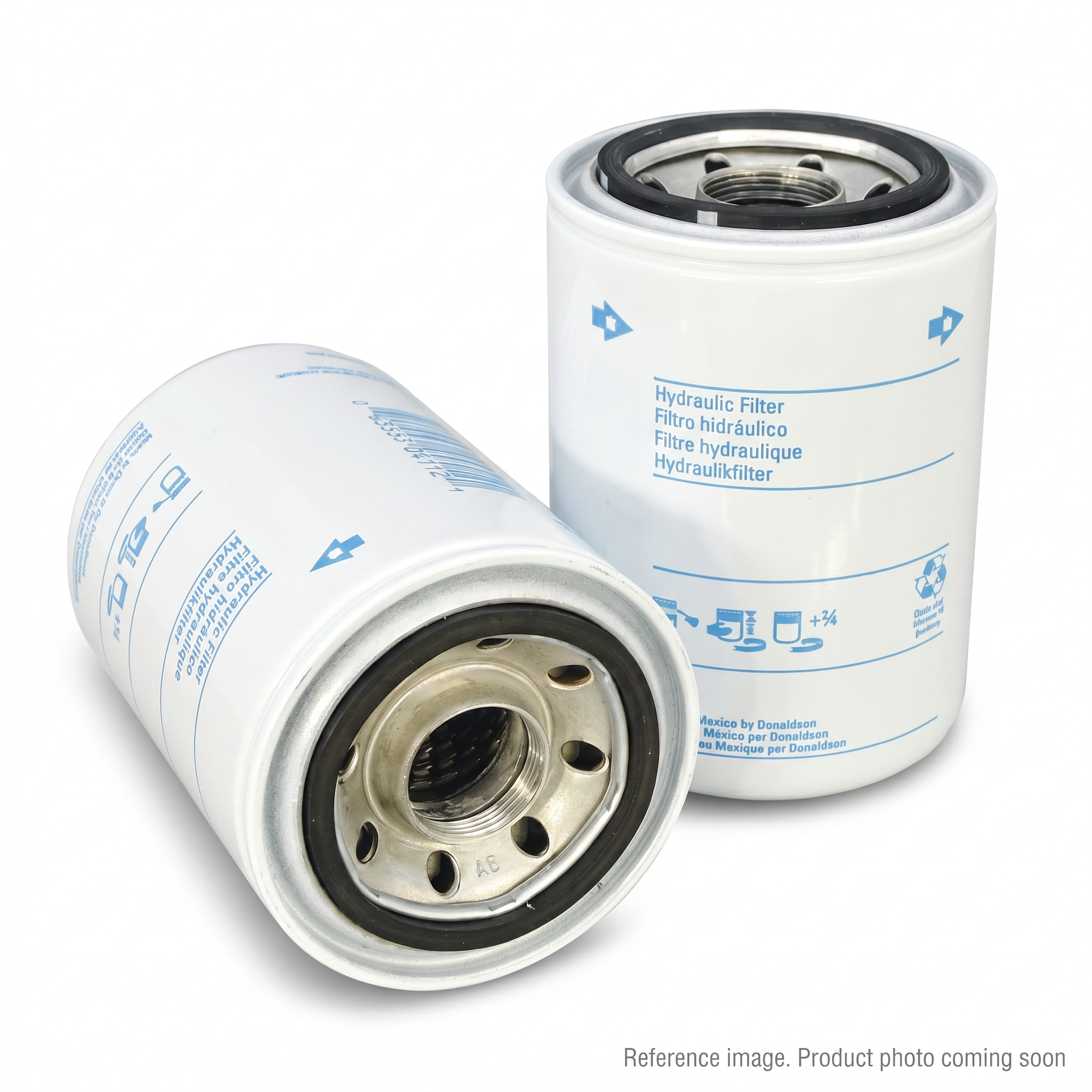 Hyundai 11N663011U Hydraulic Filter three-quarter angle product photo | stocked in BC, ships Canada-wide