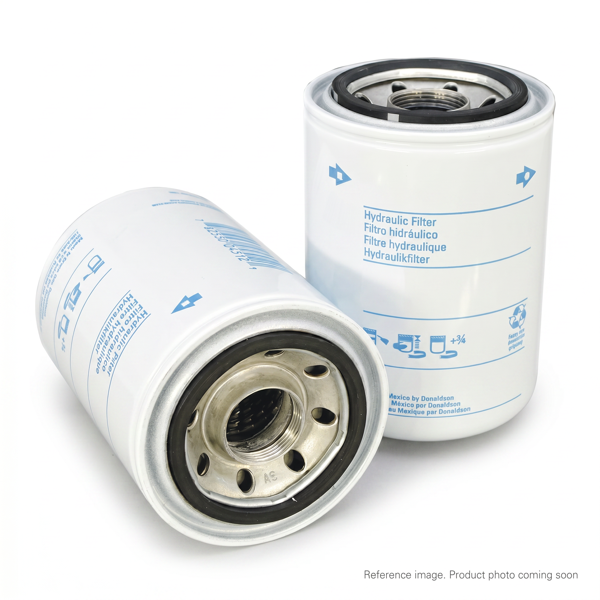 Hyundai 11Q643040 Hydraulic Filter three-quarter angle product photo | stocked in BC, ships Canada-wide