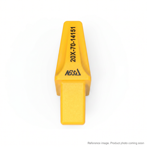 Komatsu 14151 Tooth Adapter front product photo | stocked in BC, ships Canada-wide