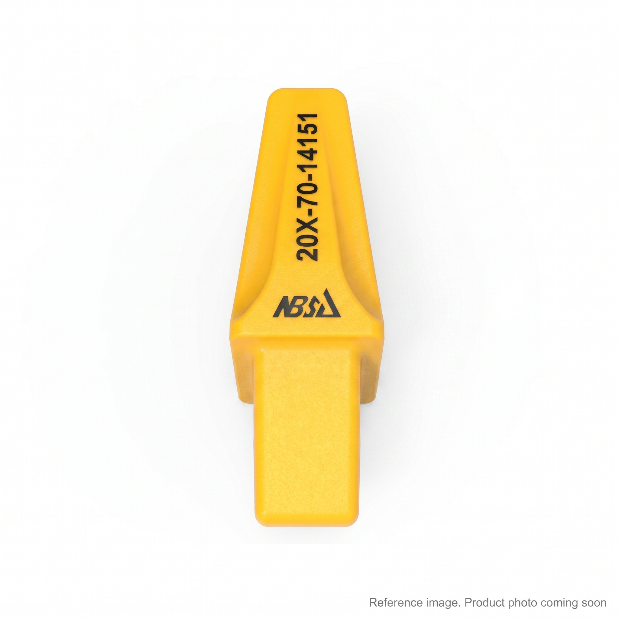 Komatsu 14151 Tooth Adapter front product photo | stocked in BC, ships Canada-wide