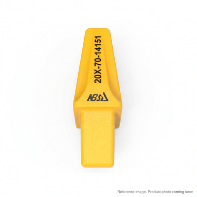 Komatsu 14151 Tooth Adapter front product photo | stocked in BC, ships Canada-wide