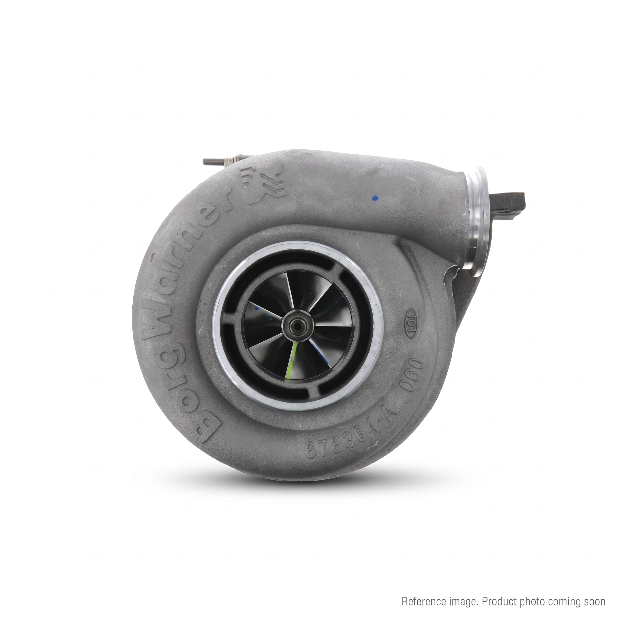 PAI 181203 Turbochargers three-quarter angle product photo | stocked in BC, ships Canada-wide