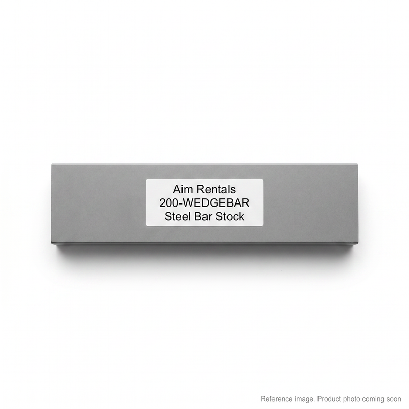 Aim Rentals 200-WEDGEBAR Steel Bar Stock front product photo | stocked in BC, ships Canada-wide