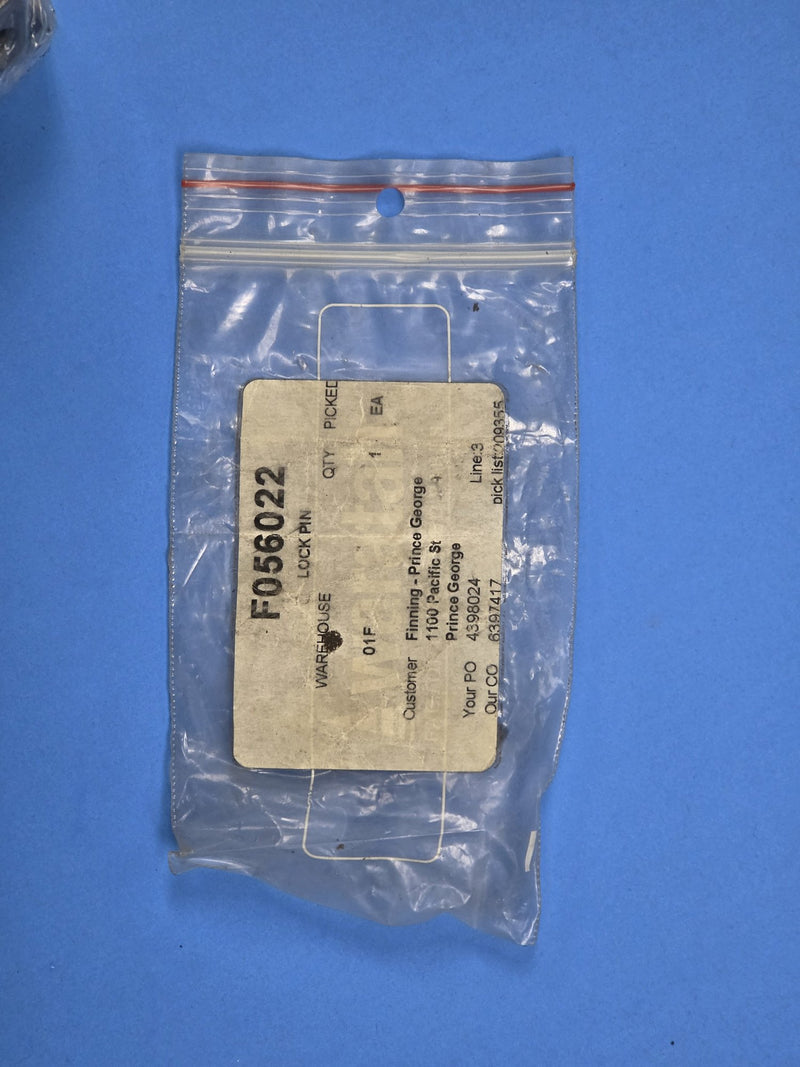 Waratah F056022 lock pin in the original Waratah pick bag at AIM Rentals Prince George