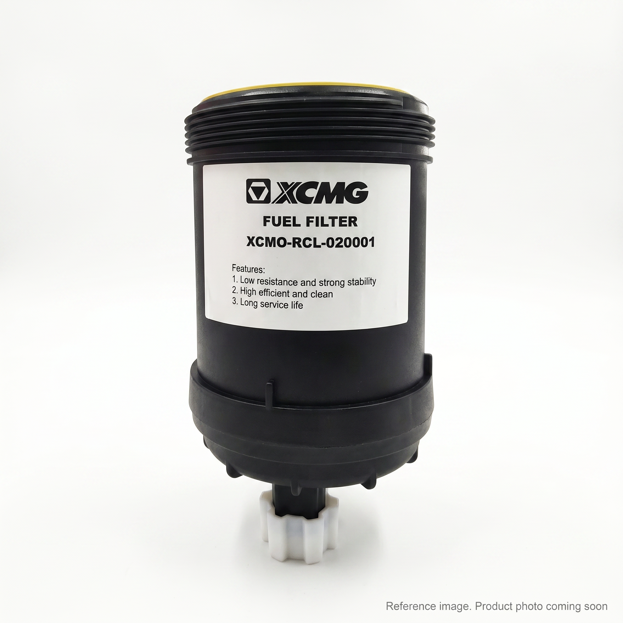 XCMG 2029002020100A Fuel Filter alternate angle product photo | stocked in BC, ships Canada-wide