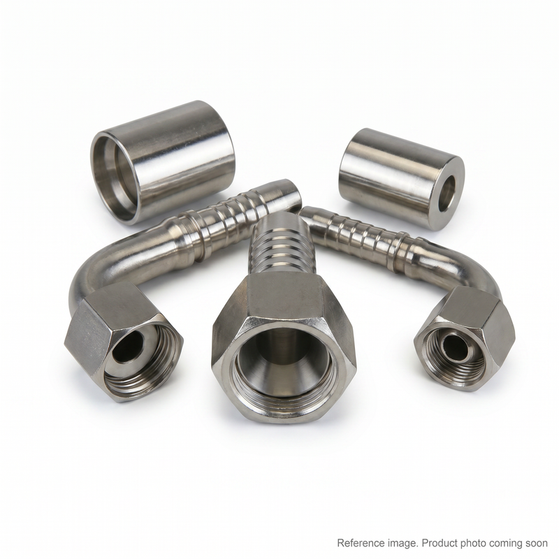 20412-36-16RW metric M36x2 swaged hose nipple fitting for SAE -16 spiral hydraulic hose