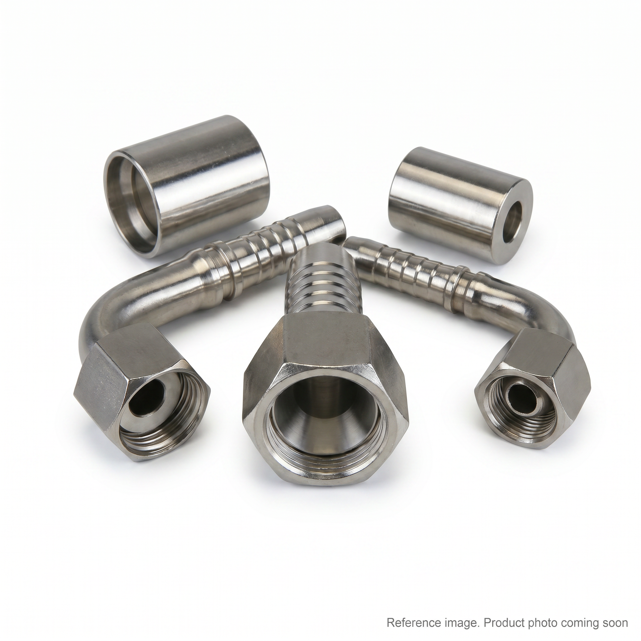 Aftermarket 20412-36-16RW Metric Swaged Hose Nipple Fitting front product photo | stocked in BC, ships Canada-wide