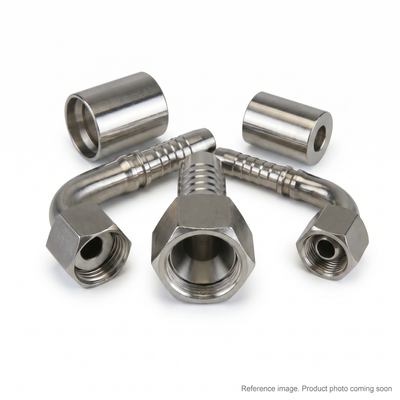 Aftermarket 20412-36-16RW Metric Swaged Hose Nipple Fitting front product photo | stocked in BC, ships Canada-wide