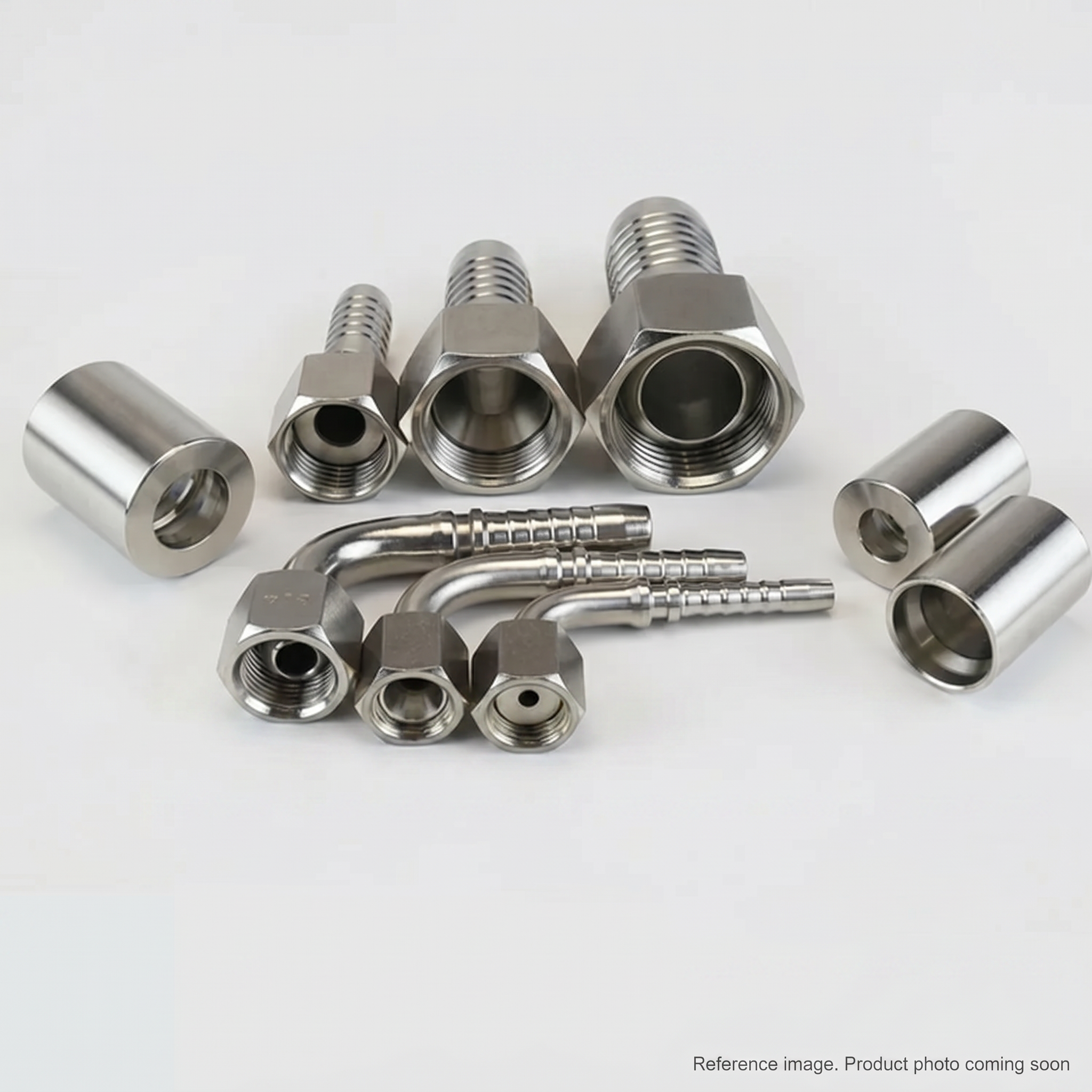 Aftermarket 20412-36-16RW Metric Swaged Hose Nipple Fitting three-quarter angle product photo | stocked in BC, ships Canada-wide
