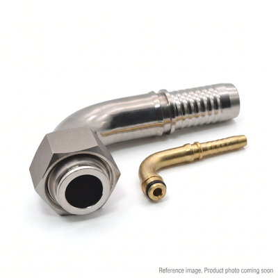 Aftermarket 20491-36-12RW 90 Degree Metric Female Cone O-Ring Fitting front product photo | stocked in BC, ships Canada-wide