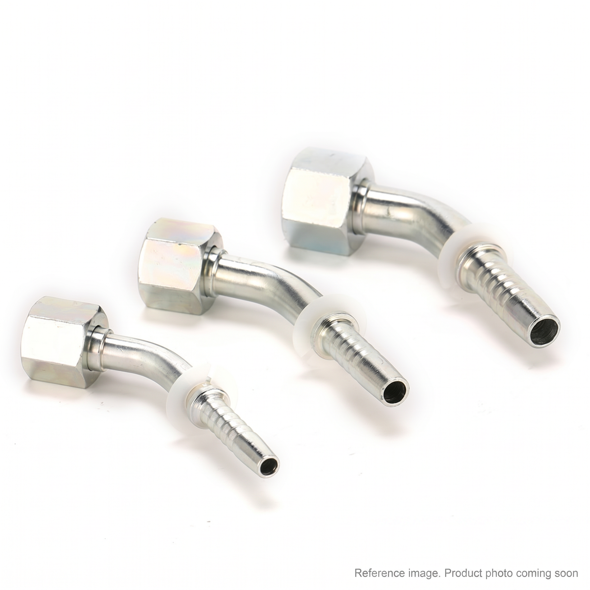 Aftermarket 20492-45-16RW 90 Degree Metric Female 24 Cone O-Ring Fitting alternate angle product photo | stocked in BC, ships Canada-wide