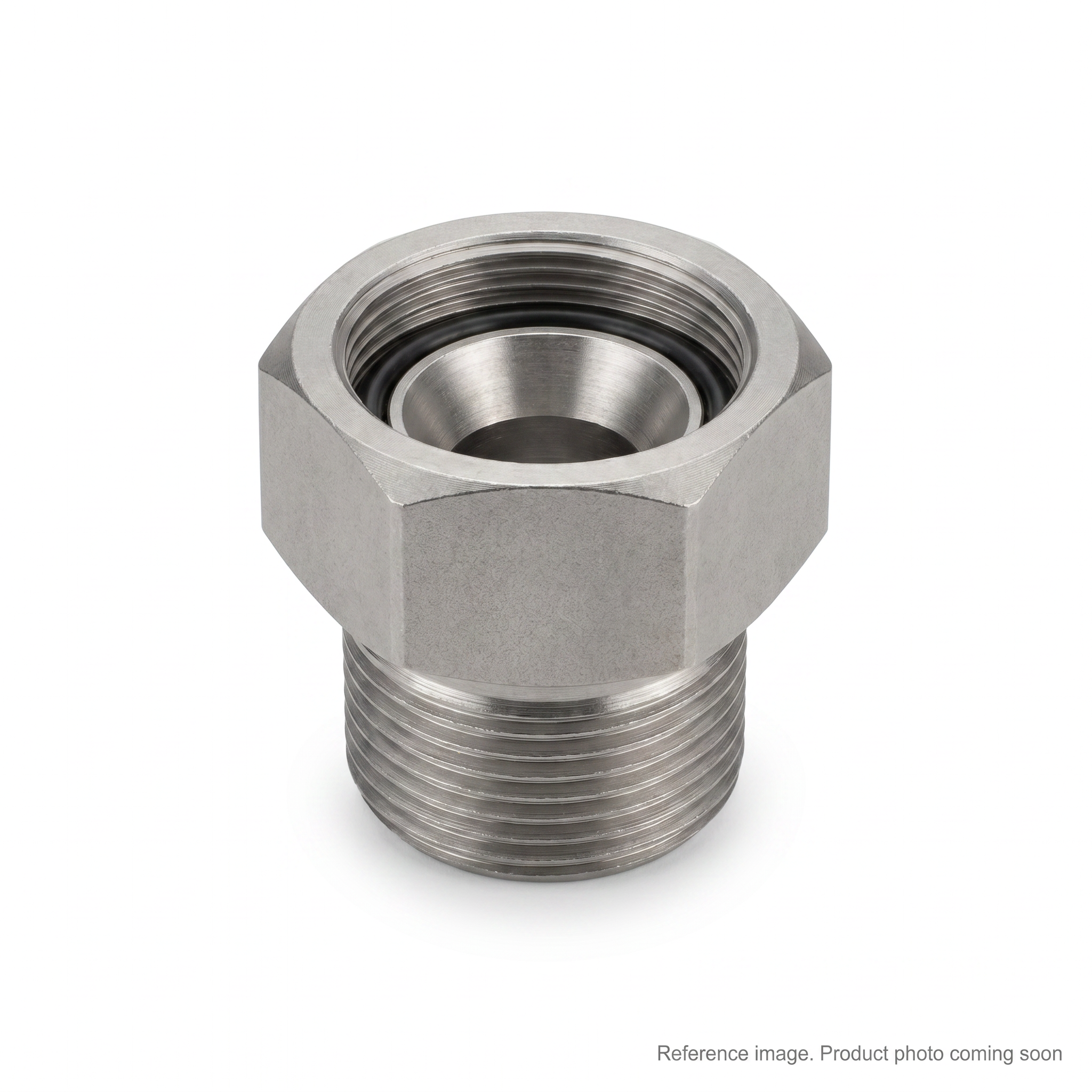 Aftermarket 20511-36-12RW M36x2 Metric Female 24 Cone O-Ring Fitting alternate angle product photo | stocked in BC, ships Canada-wide