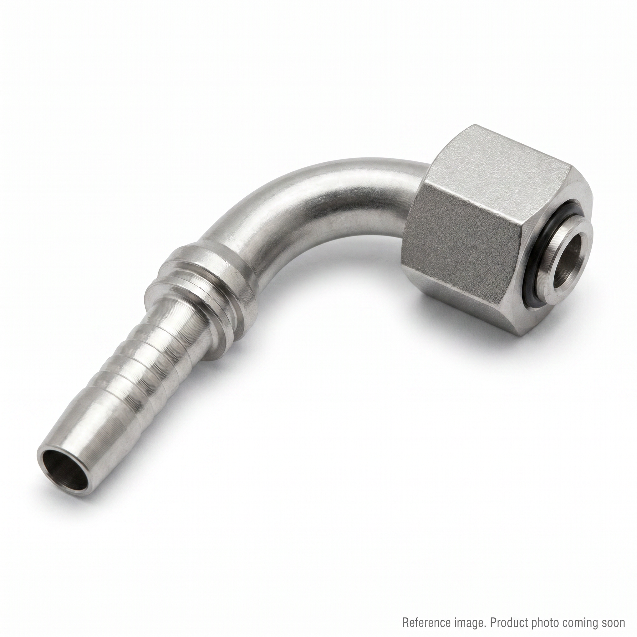Aftermarket 20592-24-08RW 90 Degree Metric Female Hydraulic Adapter front product photo | stocked in BC, ships Canada-wide