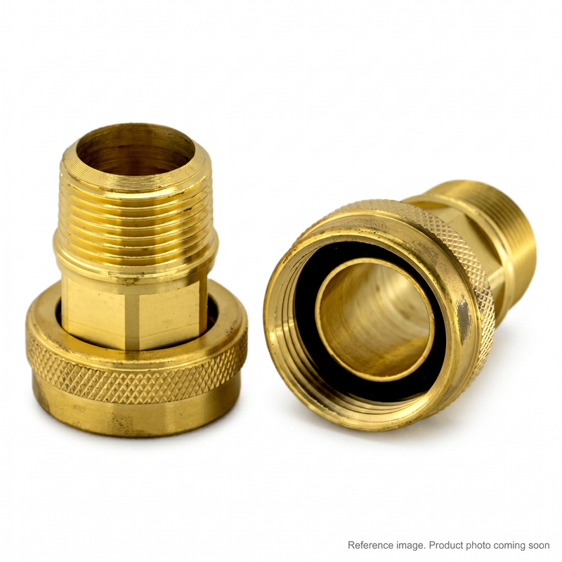 Letone 22112-12-12RW G3/4 BSPP Male Swivel Hose Adapter front product photo | stocked in BC, ships Canada-wide